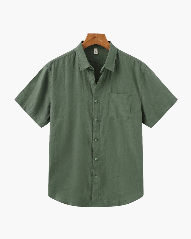 Essential Linen Short Sleeve Shirt