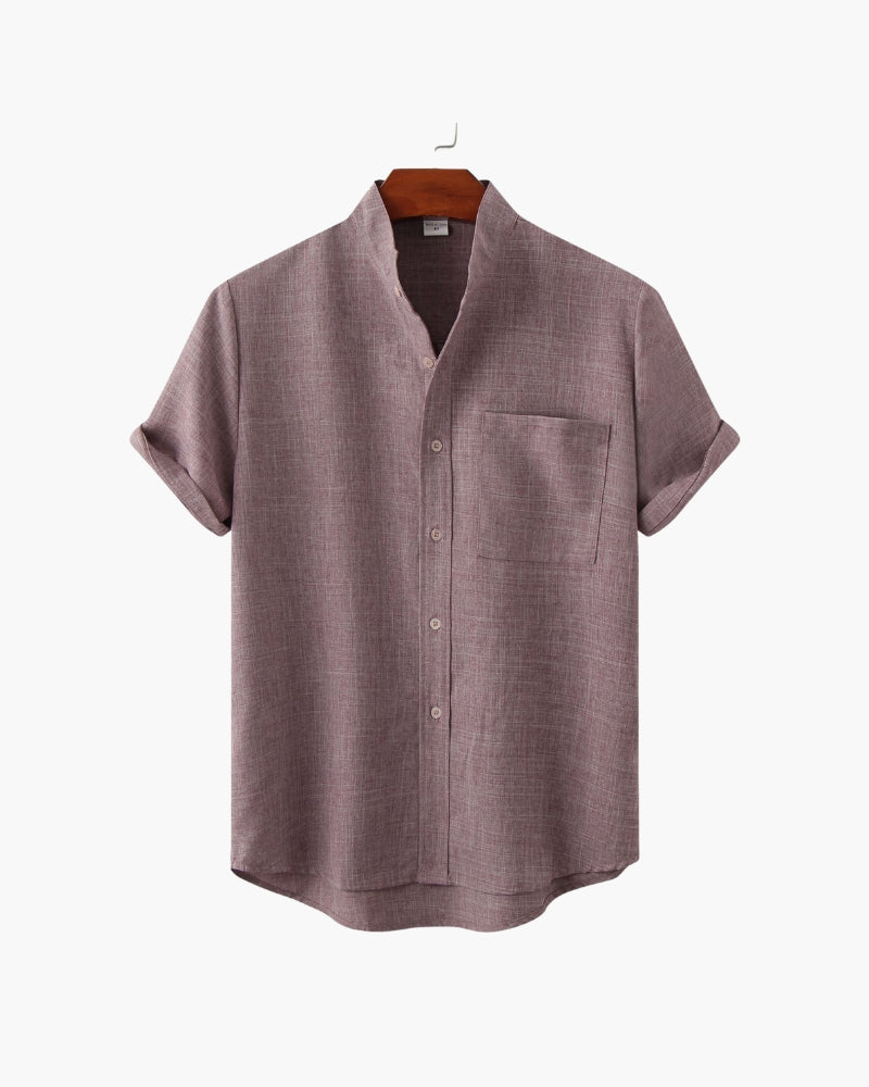 Mandarin Collar Shirt