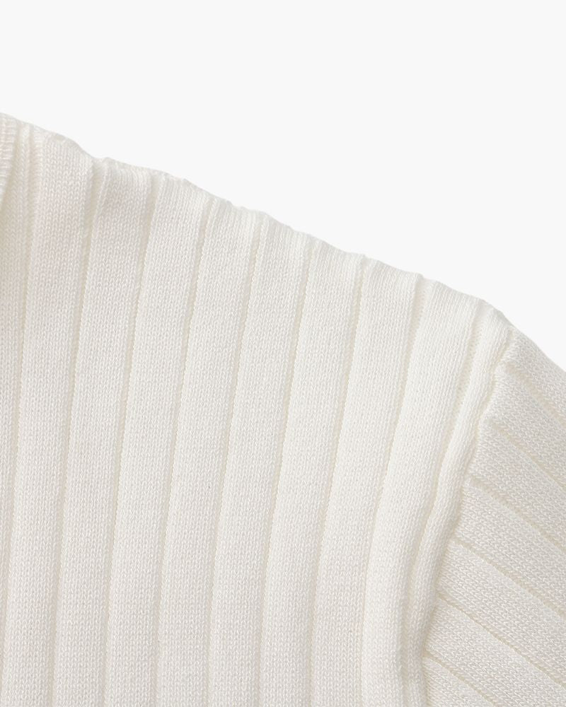 Rib Knit Polo