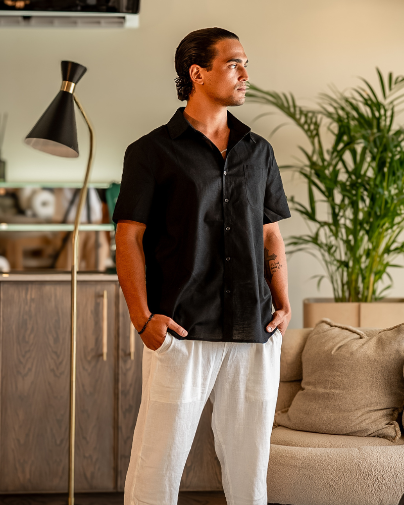Essential Linen Short Sleeve Shirt