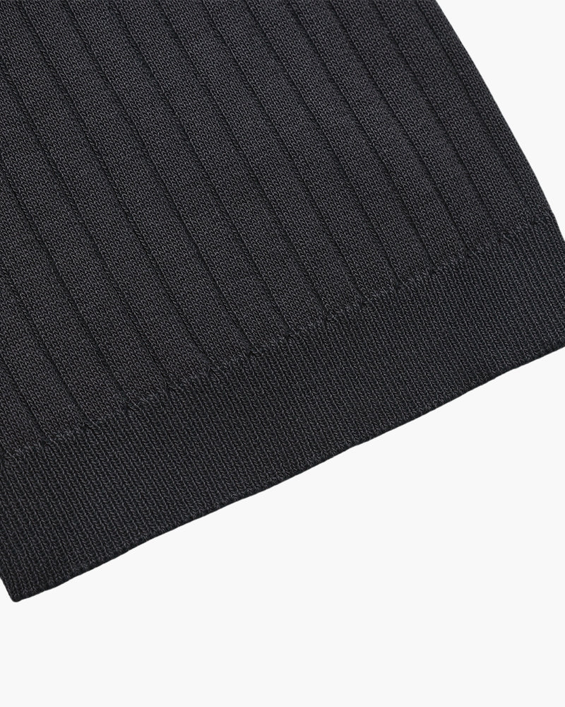 Rib Knit Polo
