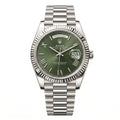 Rolex Day-Date 40 228239 White Gold "Olive Green" President