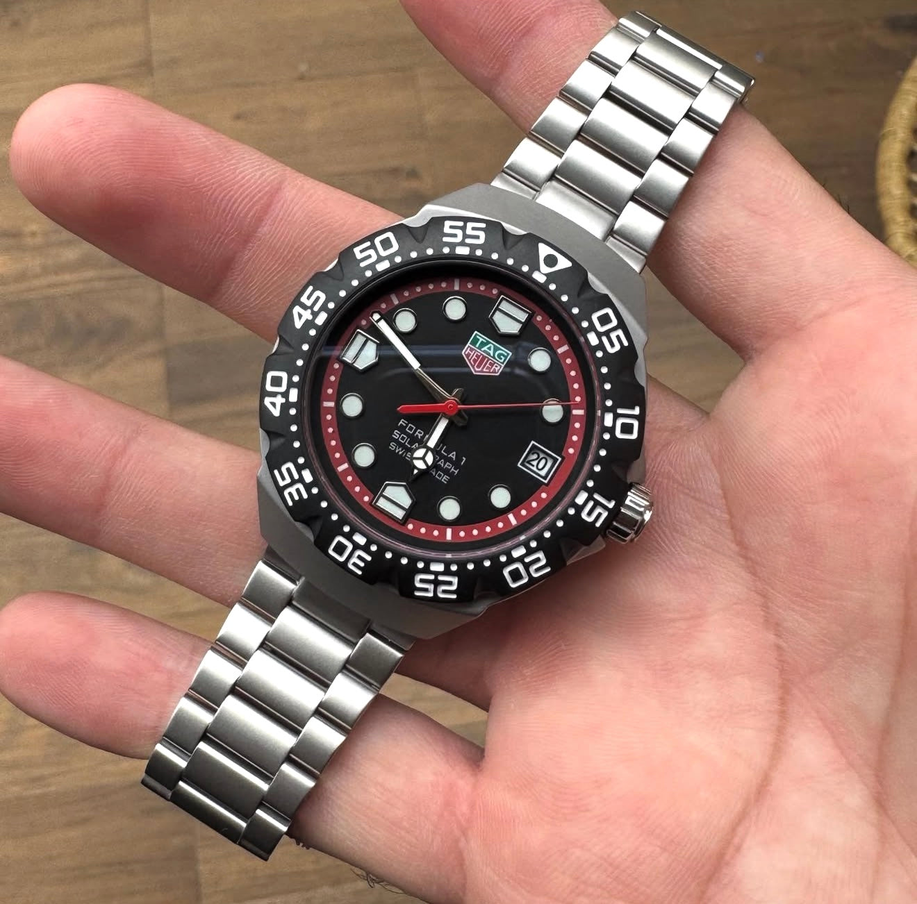 Tag Heuer Formula 1 Solargraph Black WBP1112