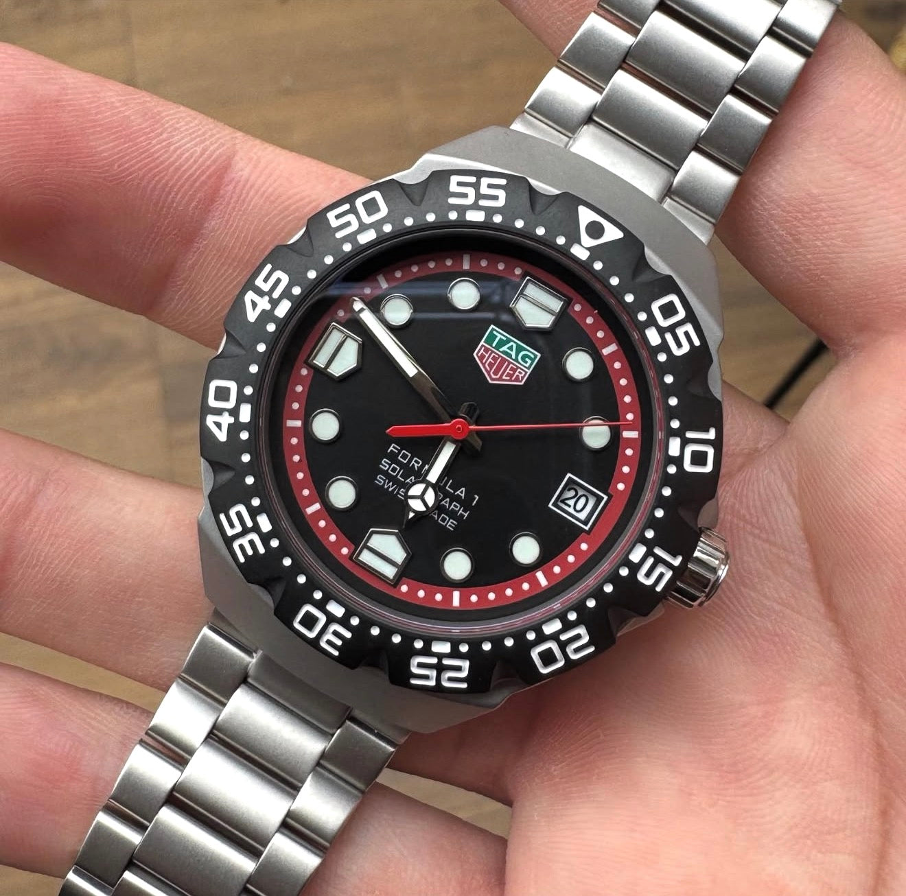 Tag Heuer Formula 1 Solargraph Black WBP1112