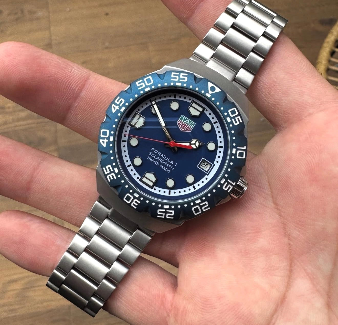 Tag Heuer Formula 1 Solargraph Blue WBP1113
