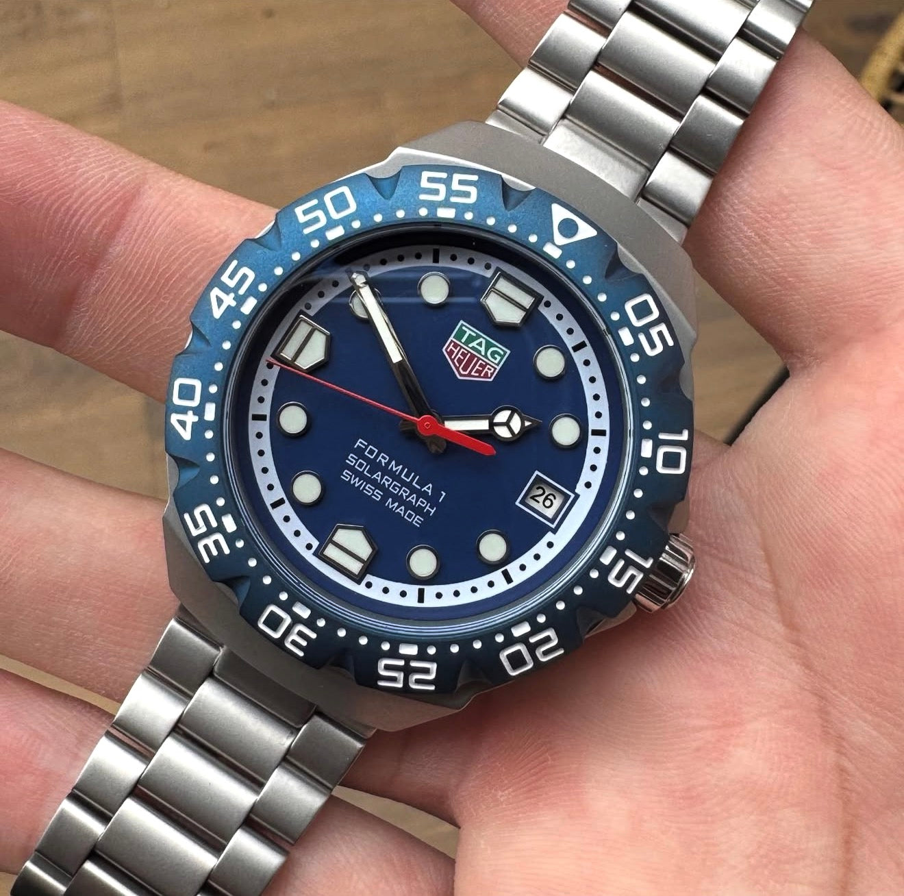 Tag Heuer Formula 1 Solargraph Blue WBP1113